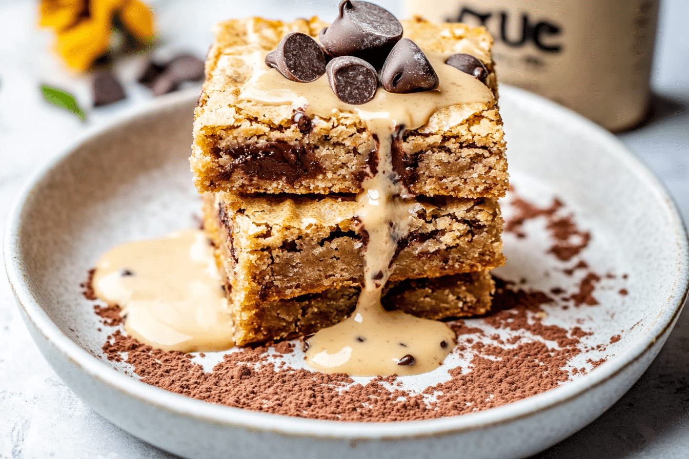 Vegan Chocolate Chip Blondies