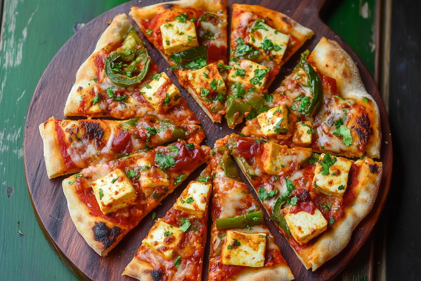 Schezwan Paneer Pizza