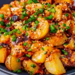 Crispy Gochujang Potato Salad