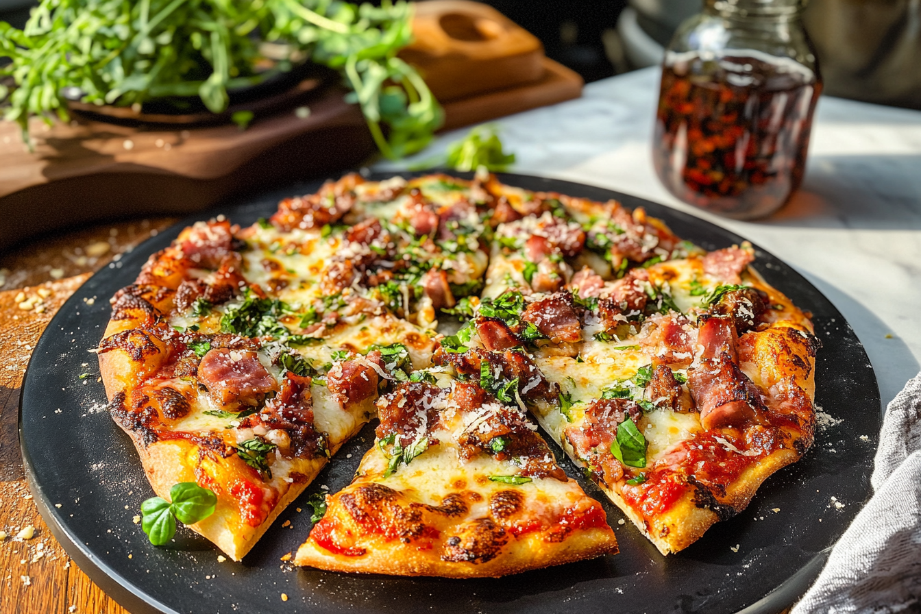 Tavern-Style Sourdough Pizza