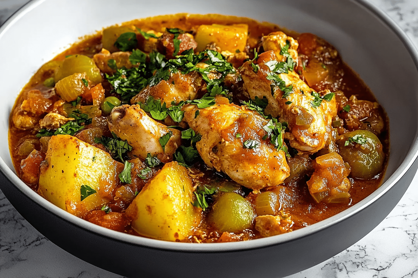 Pollo Guisado Recipe (Chicken Stew)