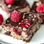 Dark Chocolate Raspberry Bars