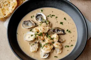 Oyster Stew with Fresh Oysters