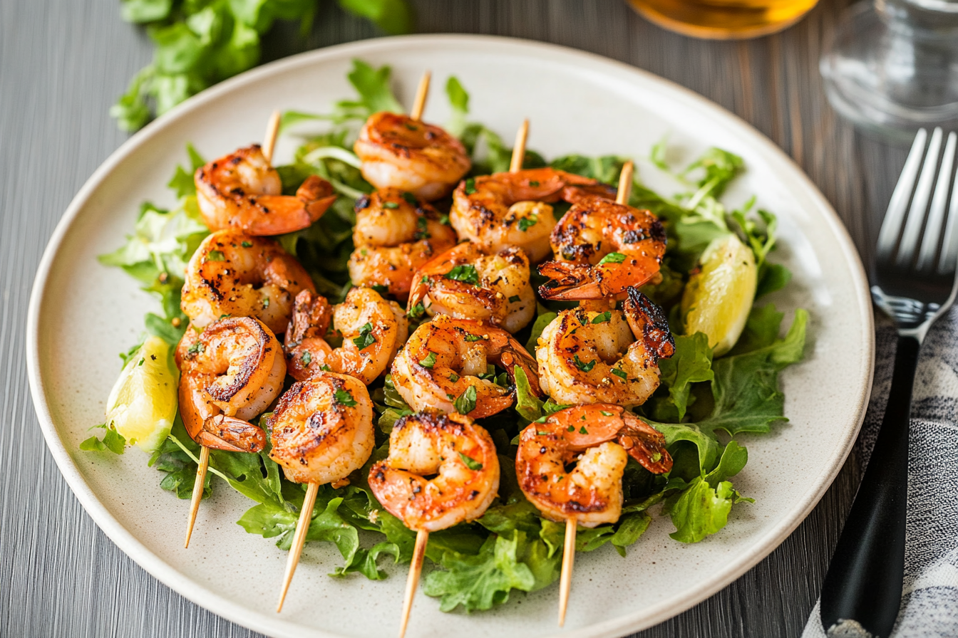 Grilled Cajun Shrimp Skewers
