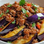 Minced Beef and Eggplant