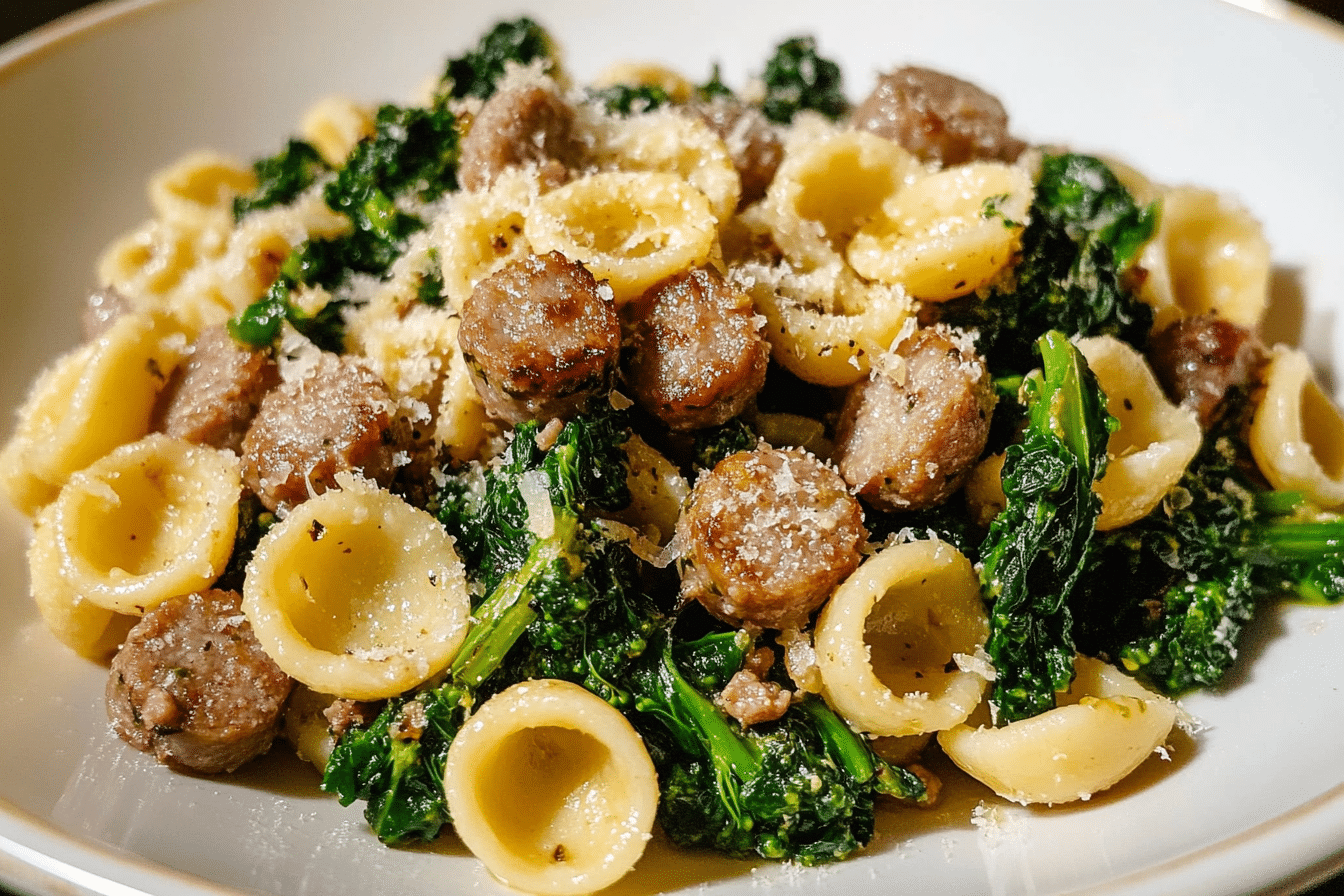 Orecchiette with Sausage and Broccoli Rabe