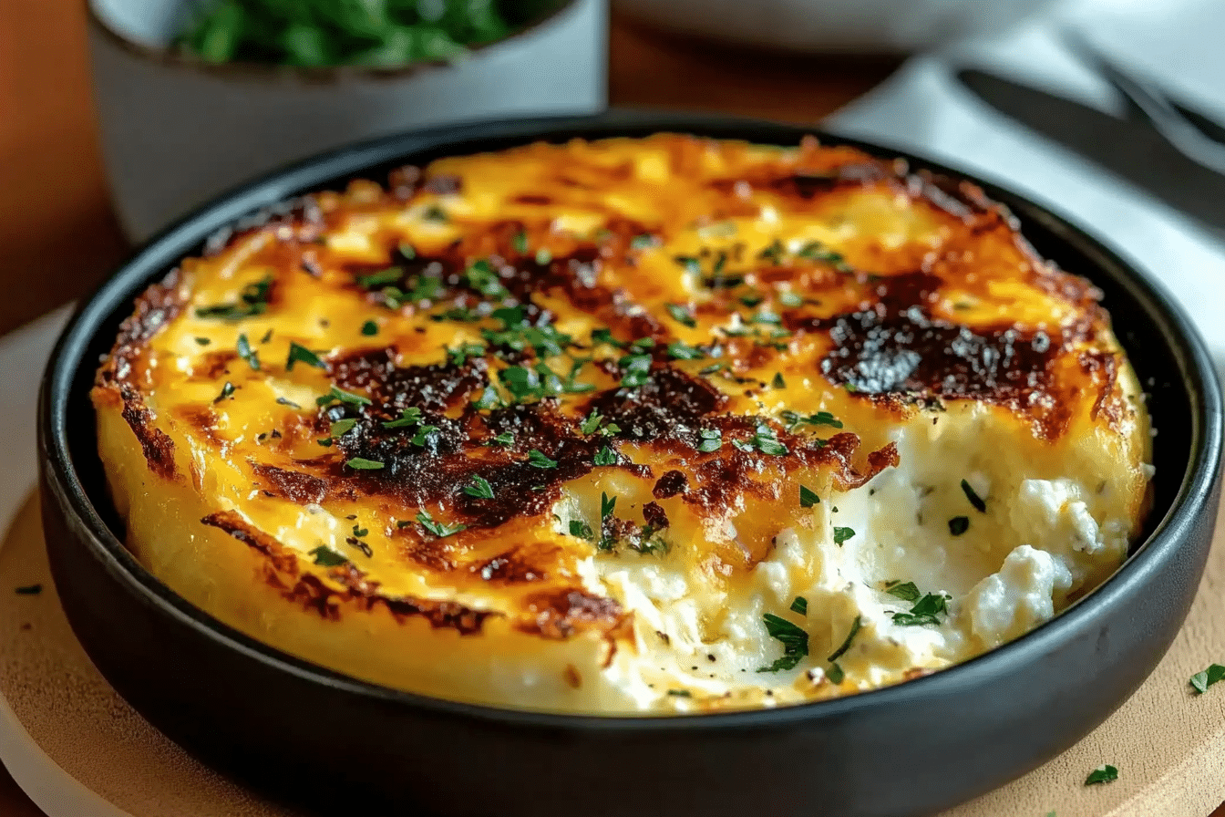 Baked Cottage Cheese Eggs