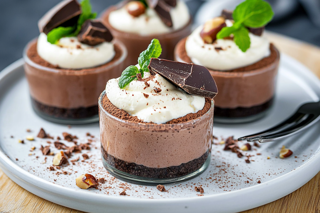 Chocolate Hazelnut Mascarpone Cups