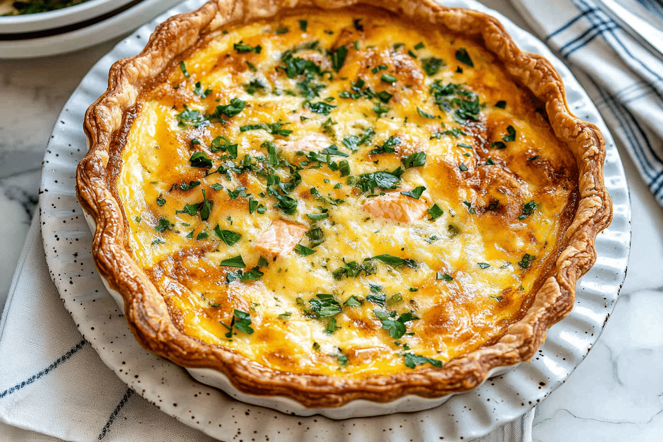 Salmon Quiche