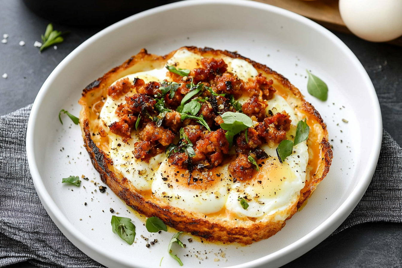 Baked Mexican Chorizo and Eggs