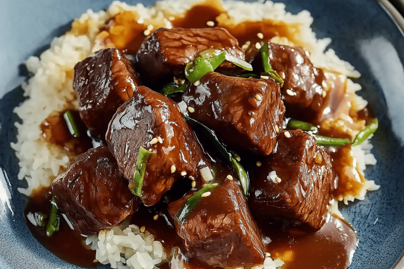 Ninja Foodi Sweet Teriyaki Beef Tips