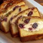 Soft Cranberry Cream Cheese Swirl Bread