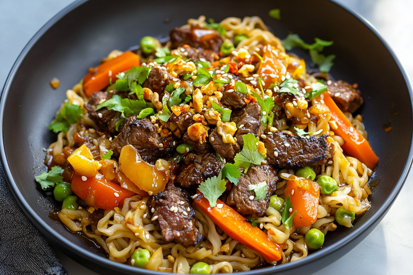 Beef Ramen Noodles