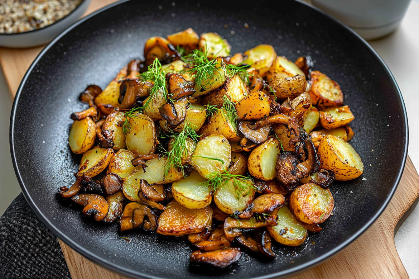 Pan-Fried Potatoes with Chanterelles