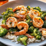 One-Pot Garlicky Shrimp & Broccoli