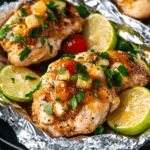 Honey Mustard Chicken Foil Packets