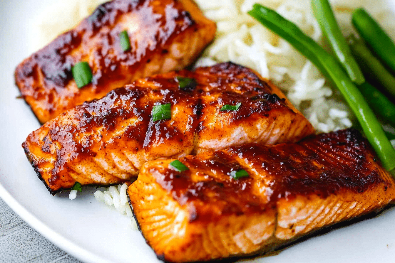 Oven BBQ Salmon