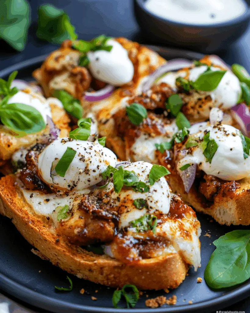 BBQ Texas Toast Pizza