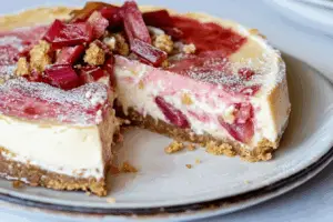 Rhubarb Cheesecake