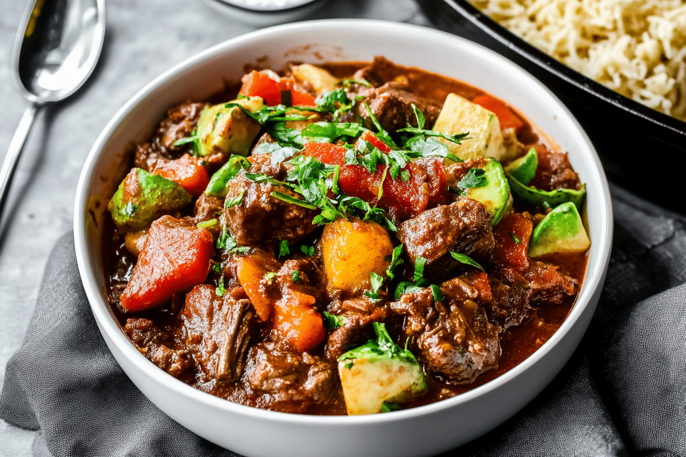 Slow Cooked SUMMER Beef Casserole