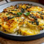 Potato-Rutabaga Gratin with Gruyère