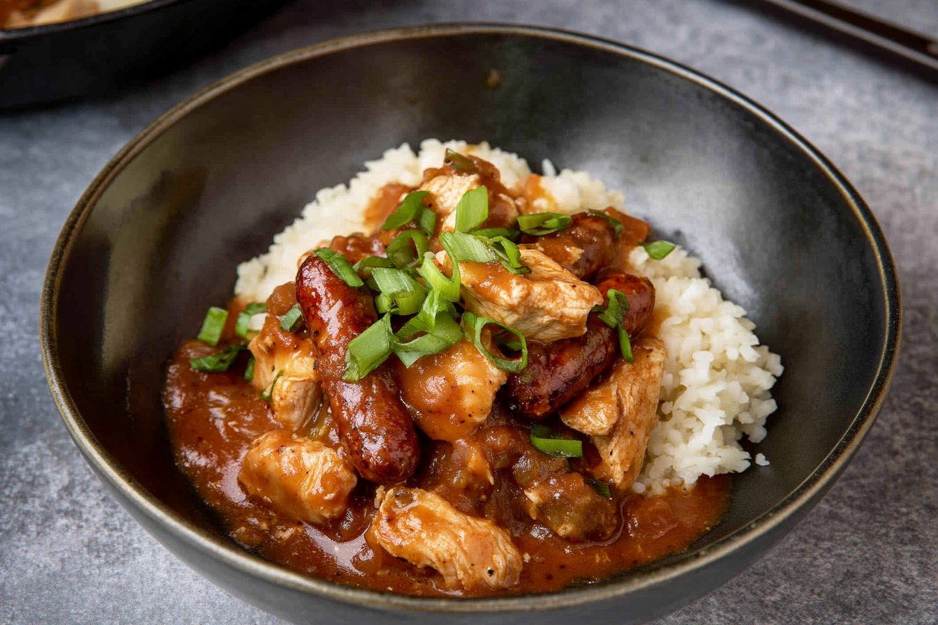 Cajun Chicken and Sausage Gumbo