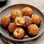 Fried Goat Cheese Balls with Spicy Honey