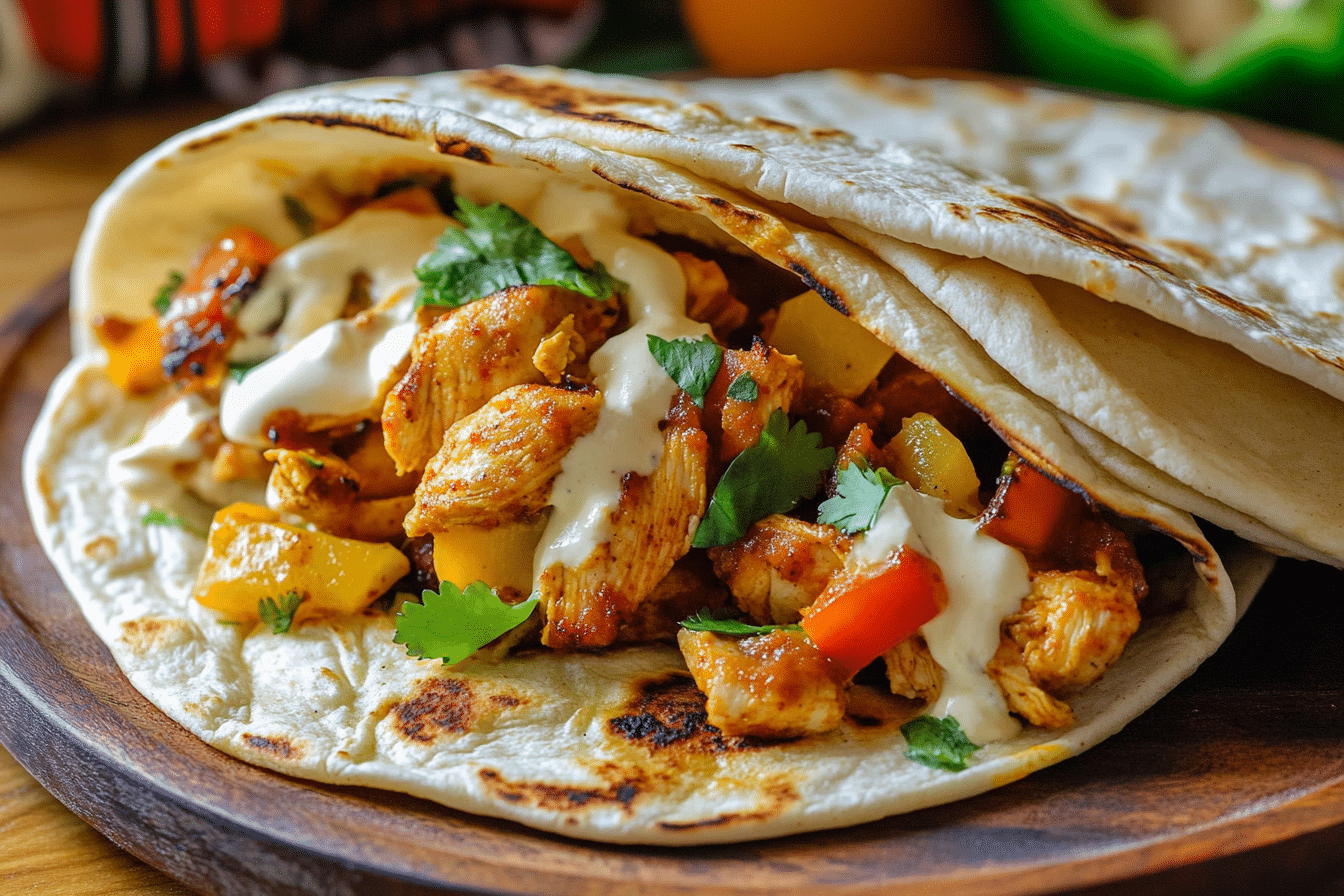 Easy Chicken Shawarma Pitas