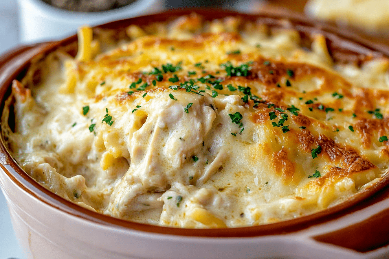 Creamy Chicken Tetrazzini