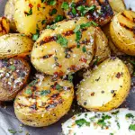 Grilled Garlic Herb Potatoes