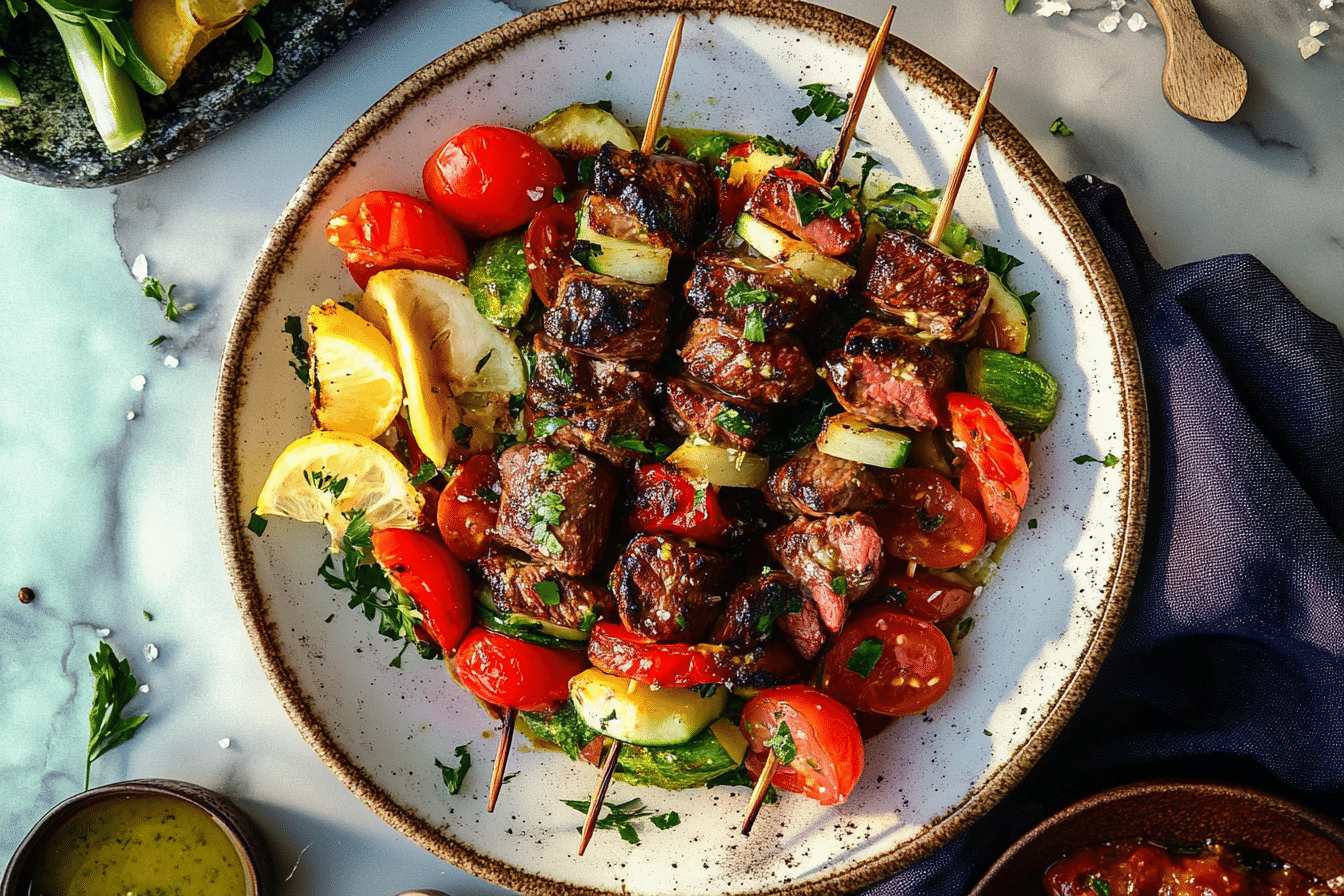 Mediterranean Beef Kabobs