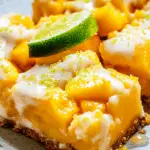 Mango Bars with Lime Glaze