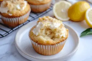 Lemon Cream Cheese Muffins