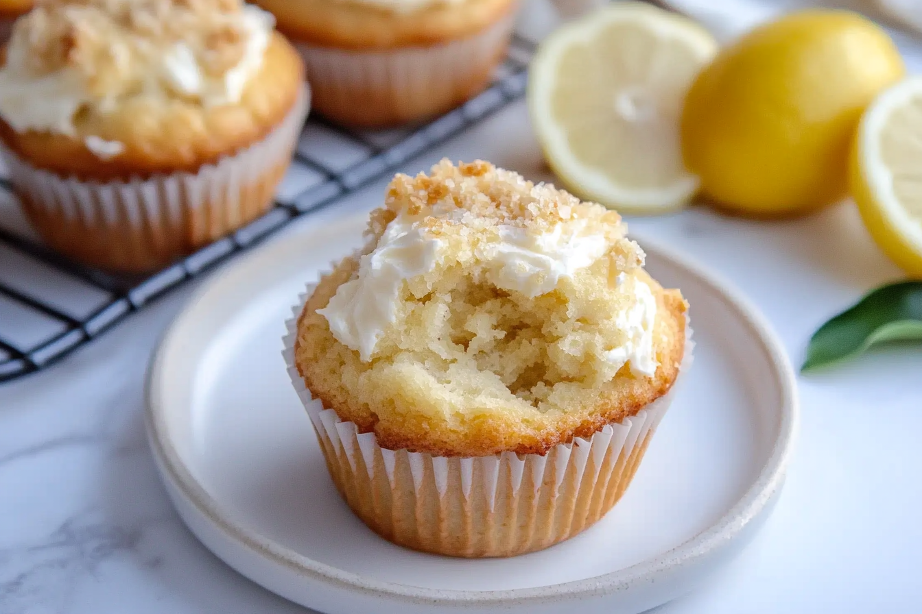 Lemon Cream Cheese Muffins