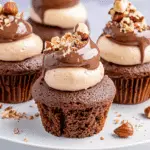 Nutella Hazelnut Cupcakes