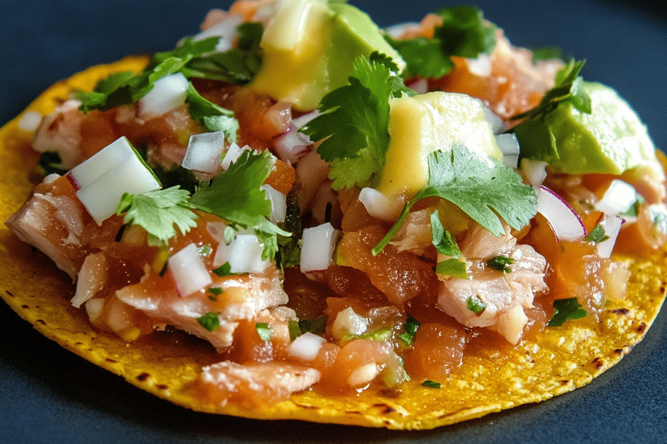 Tuna Tostadas