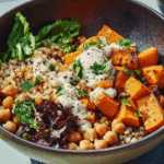 Chickpea & Sweet Potato Grain Bowls