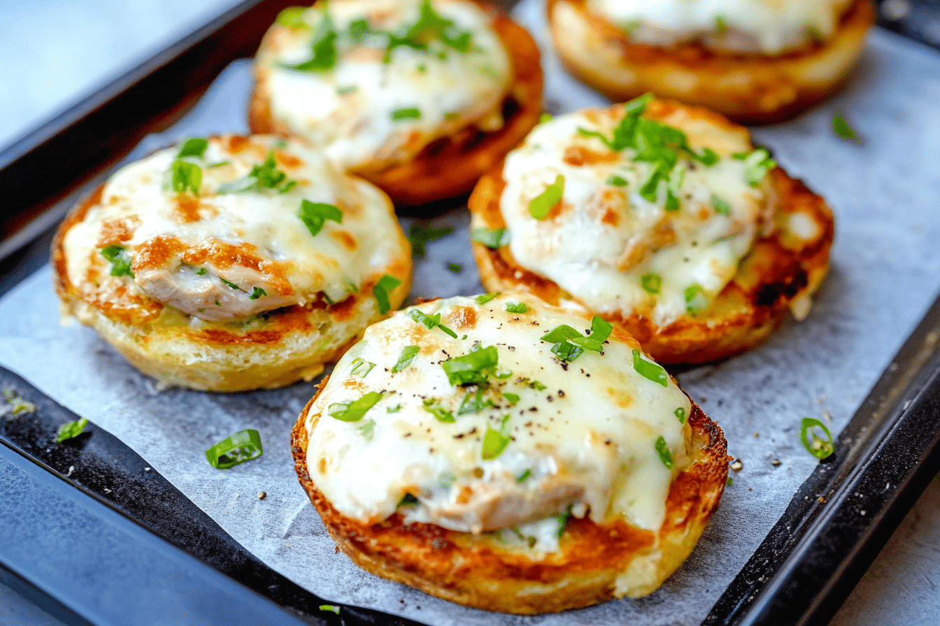 English Muffin Tuna Melts