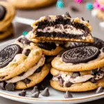 Easy Oreo Stuffed Chocolate Chip Cookies