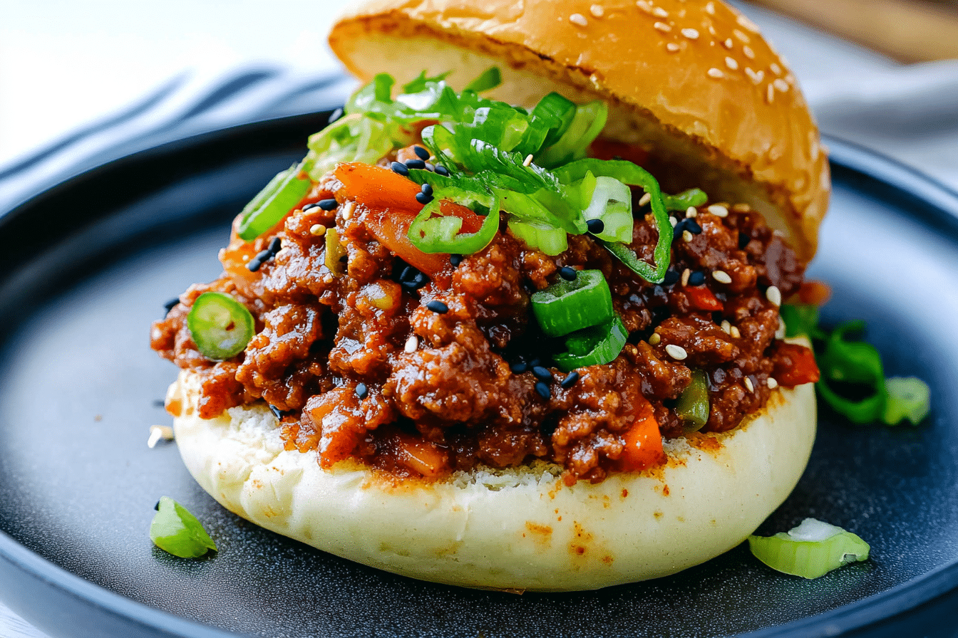 Korean BBQ Sloppy Joes