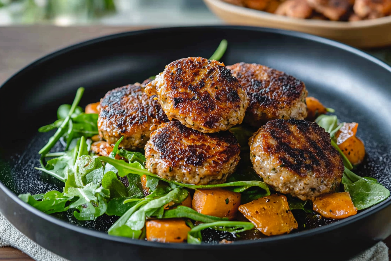Homemade Ground Chicken Sausage Patties
