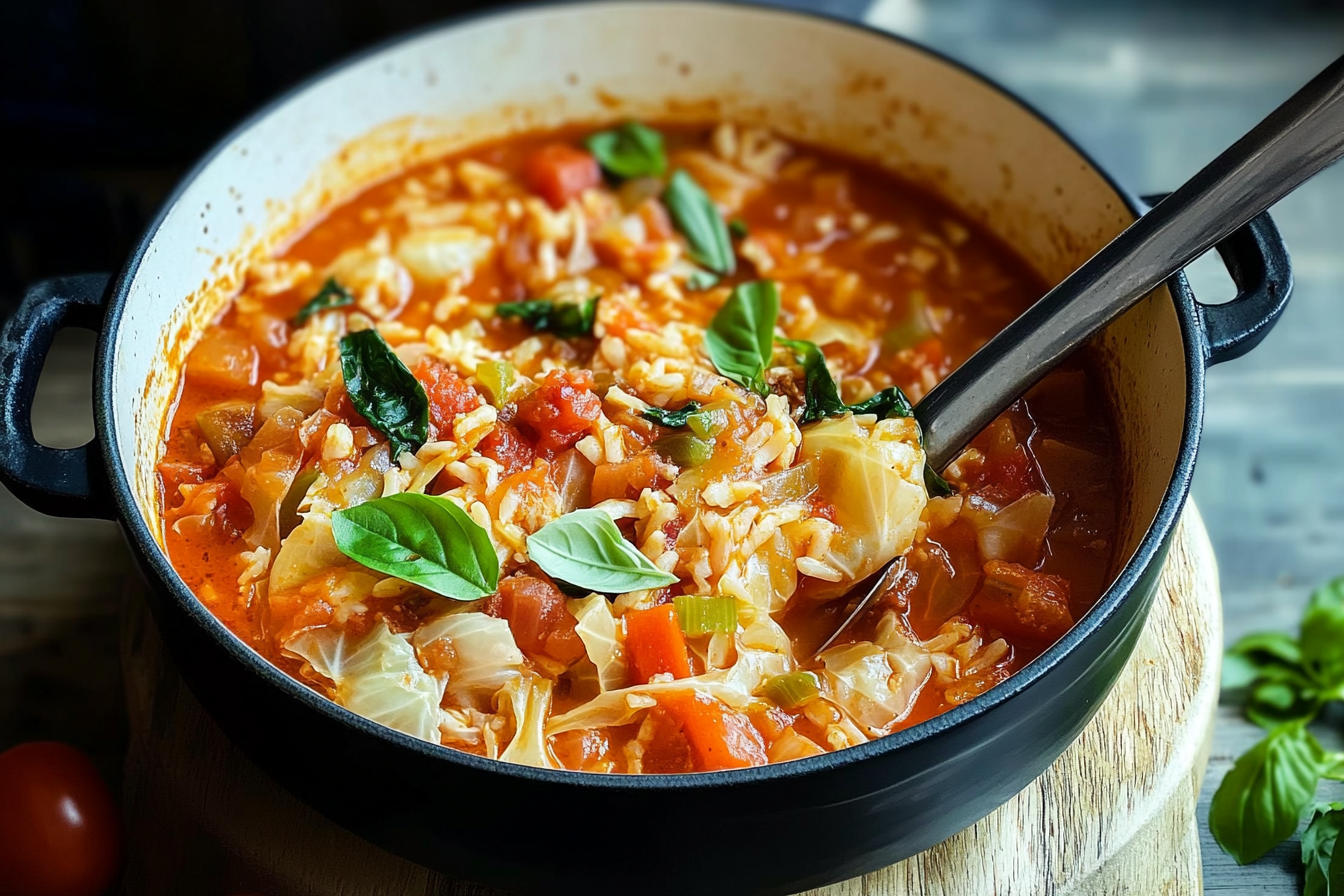 Polish Stuffed Cabbage Soup