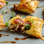 Salami and Cheese Pastry Pockets