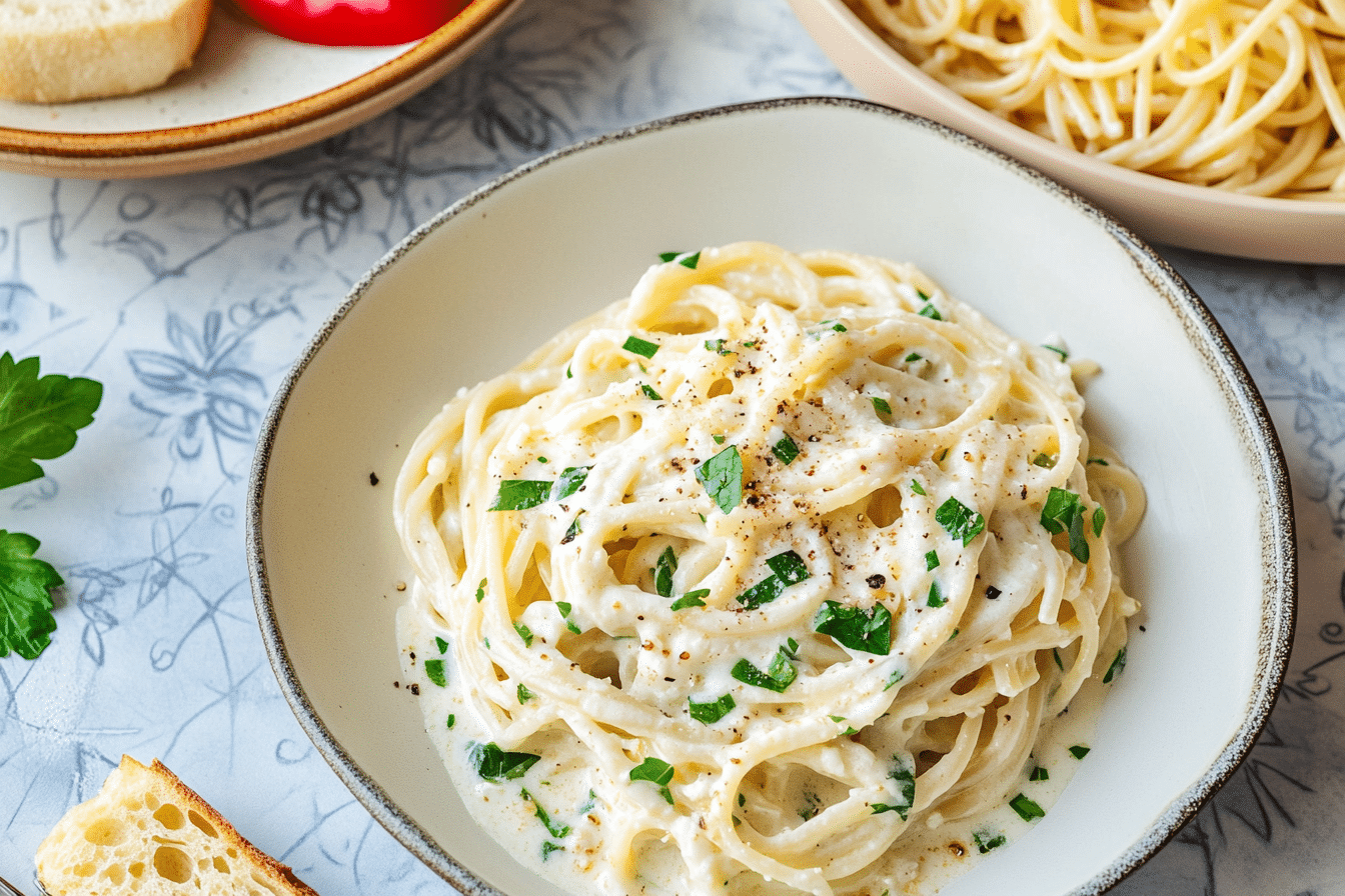 White Sauce Spaghetti