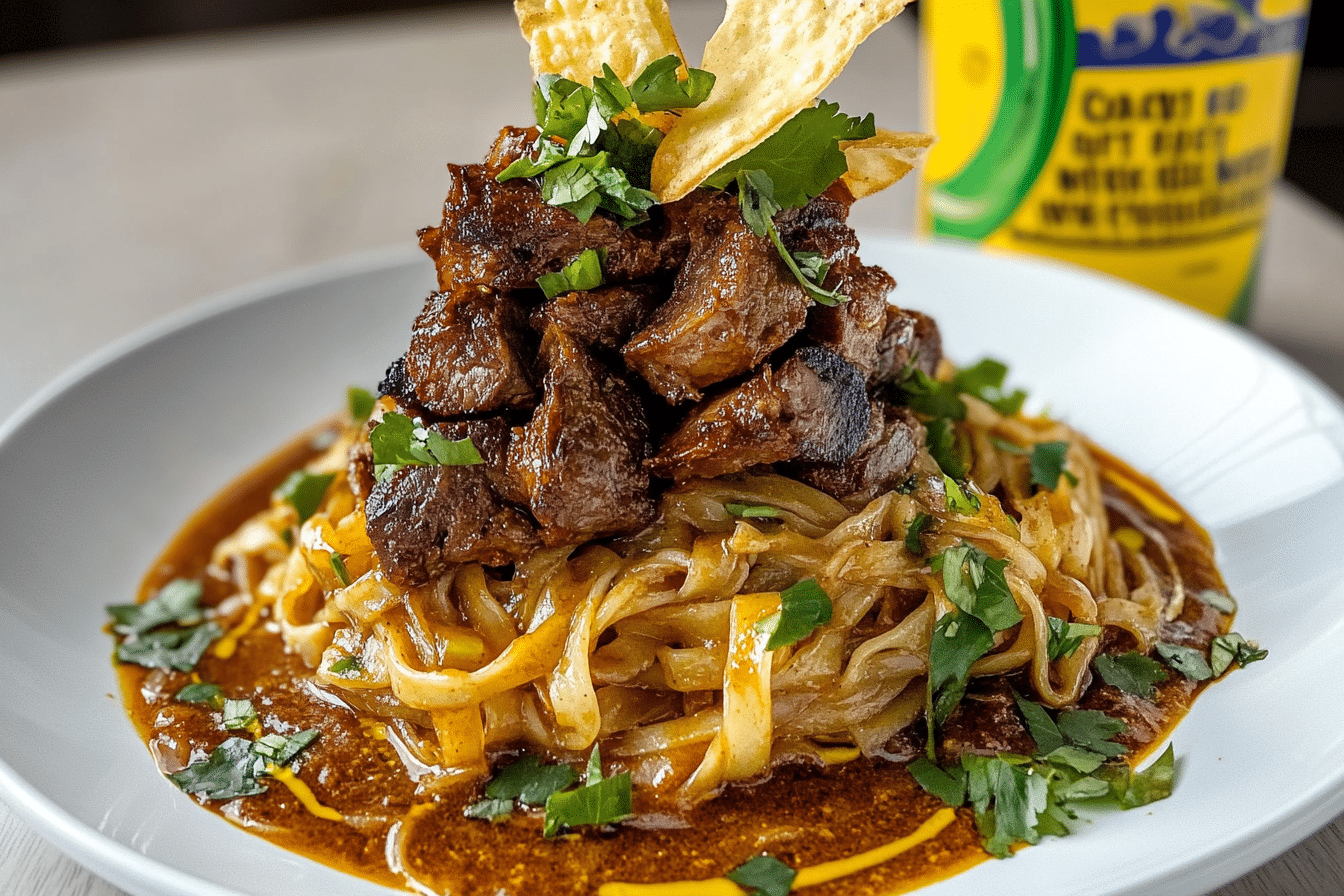 Curry Goat Noodles