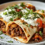 Ground Beef Tortilla Wraps