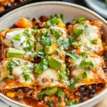 Vegetarian Black Bean Enchilada Casserole
