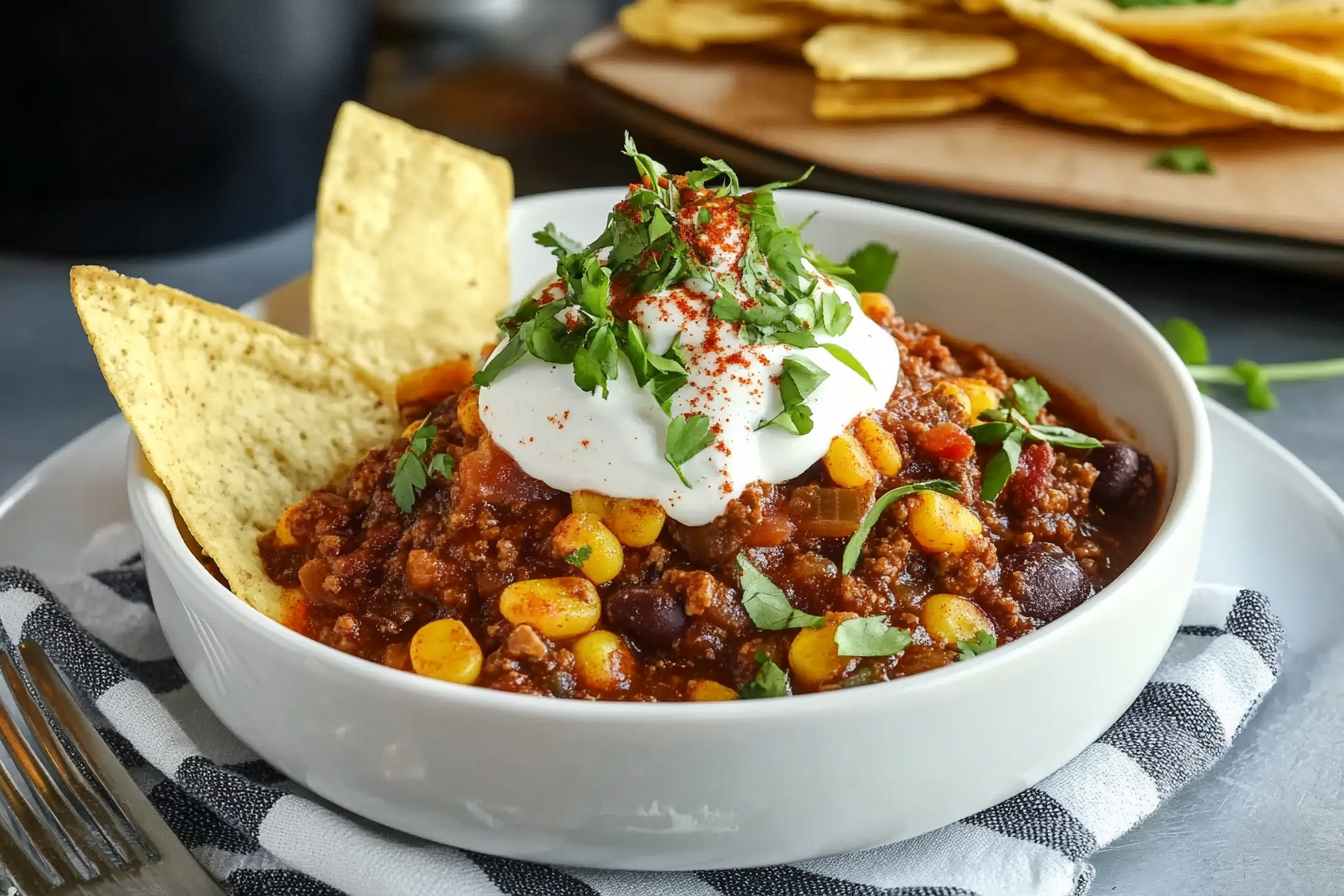 Hearty Slow Cooker All Meat Chili (No Beans)