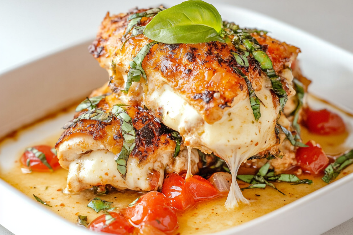 Bruschetta Chicken Bake