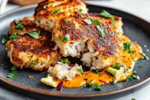 Pan Fried Cod Crab Cakes